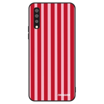 Obal pre Samsung Galaxy A70 A705F - Lines red