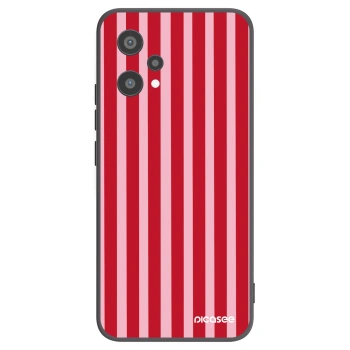 Picasee silikónový čierny obal pre Realme 9 Pro 5G - Lines red