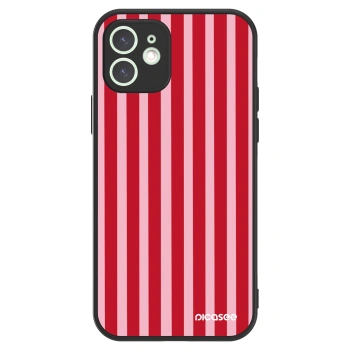 Picasee ULTIMATE CASE MagSafe pro Apple iPhone 12 - Lines red