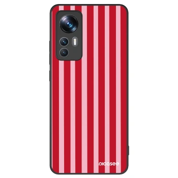 Obal pre Xiaomi 12T Pro - Lines red