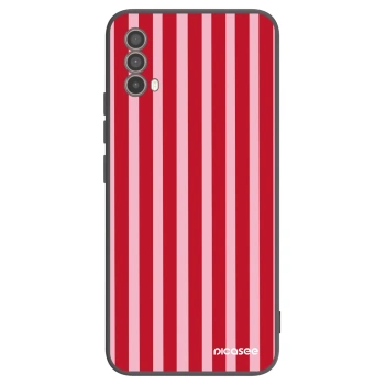 Obal pre Motorola Moto E40 - Lines red