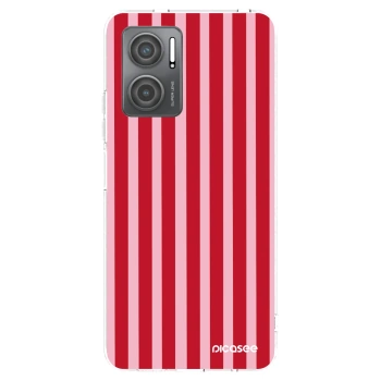 Picasee silikónový prehľadný obal pre Xiaomi Redmi 10 5G - Lines red