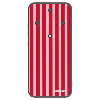 Picasee silikónový čierny obal pre Honor Magic5 Lite 5G - Lines red