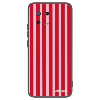 Picasee silikónový čierny obal pre Xiaomi 13 Pro - Lines red