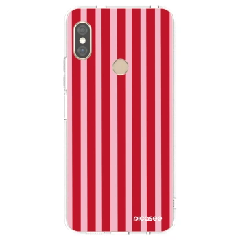 Obal pre Xiaomi Redmi Note 5 Global - Lines red