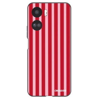 Picasee silikónový čierny obal pre Honor 90 Lite 5G - Lines red