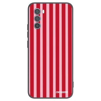 Obal pre Motorola Moto G62 - Lines red