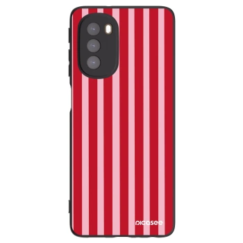 Obal pre Motorola Moto G51 - Lines red