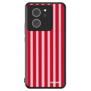 Obal pre Xiaomi 13T Pro - Lines red