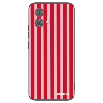 Obal pre Motorola Moto G84 5G - Lines red