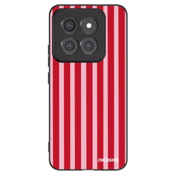 Picasee silikónový čierny obal pre Xiaomi 14 Pro - Lines red
