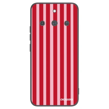Picasee silikónový čierny obal pre Realme 11 Pro+ - Lines red