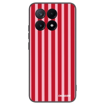 Picasee silikónový čierny obal pre Xiaomi Poco X6 Pro - Lines red