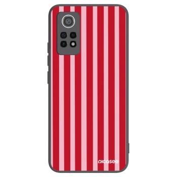 Picasee silikónový čierny obal pre Xiaomi Redmi Note 12 Pro 4G - Lines red