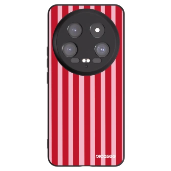 Picasee silikónový čierny obal pre Xiaomi 14 Ultra - Lines red