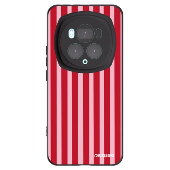 Picasee silikónový čierny obal pre Honor Magic6 Pro - Lines red