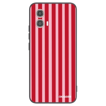 Obal pre Motorola Moto G53 5G - Lines red