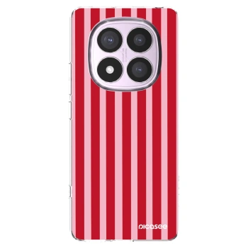 Picasee silikónový prehľadný obal pre Xiaomi Redmi Note 14 Pro 5G - Lines red