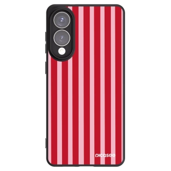 Picasee silikónový čierny obal pre Samsung Galaxy S25 Edge 5G - Lines red