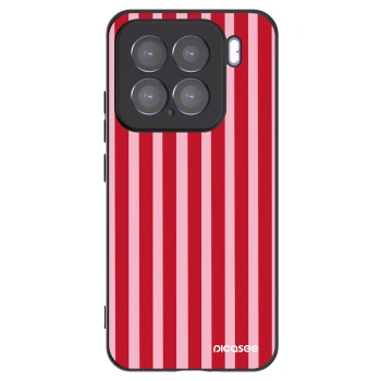 Picasee silikónový čierny obal pre Xiaomi 15 - Lines red