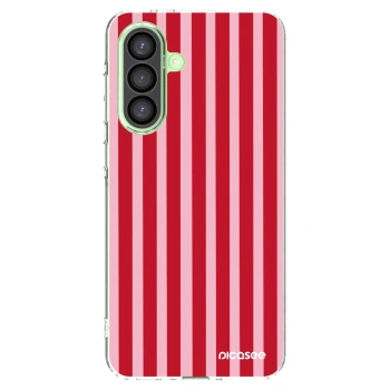 Picasee silikónový prehľadný obal pre Samsung Galaxy A26 5G A266B - Lines red