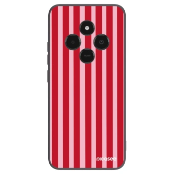 Picasee silikónový čierny obal pre Xiaomi Poco C75 - Lines red