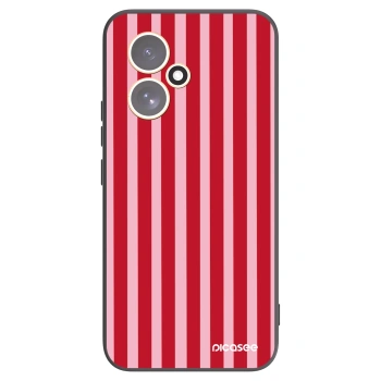 Picasee silikónový čierny obal pre Honor 400 5G - Lines red