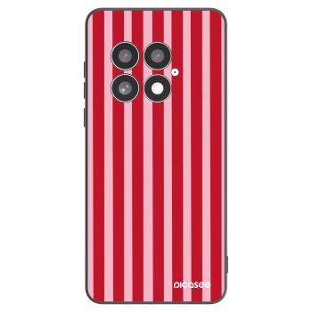 Picasee silikónový čierny obal pre OnePlus 13 5G - Lines red
