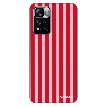 Obal pre Xiaomi Redmi Note 11 Pro - Lines red
