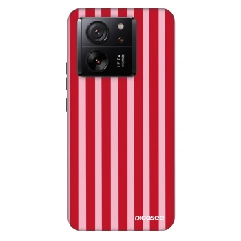 Picasee Fashion Case pre Xiaomi 13T - Lines red