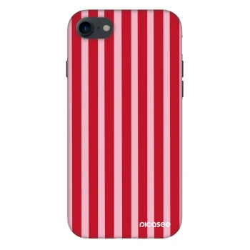 Obal pre Apple iPhone 8 - Lines red