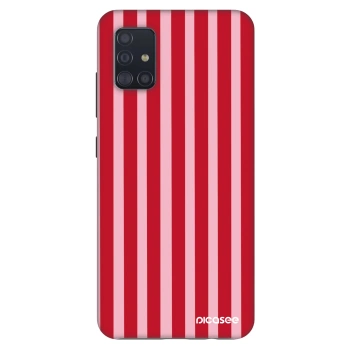 Obal pre Samsung Galaxy A51 A515F - Lines red