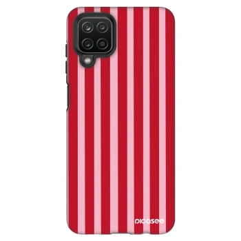 Obal pre Samsung Galaxy A12 A125F - Lines red