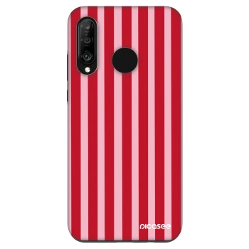 Obal pre Huawei P30 Lite - Lines red