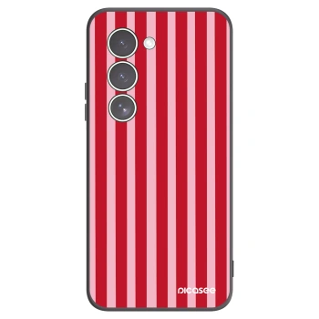 Picasee silikónový čierny obal pre Xiaomi Redmi 15 5G - Lines red
