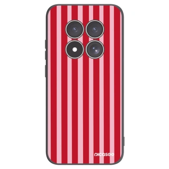 Picasee silikónový čierny obal pre Xiaomi Redmi Note 15 Pro 4G - Lines red