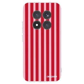 Picasee silikónový prehľadný obal pre Xiaomi Redmi Note 15 Pro+ - Lines red