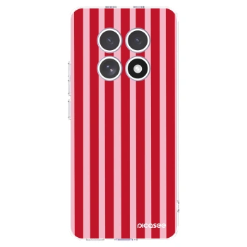 Picasee silikónový prehľadný obal pre Xiaomi Redmi Note 15 4G - Lines red