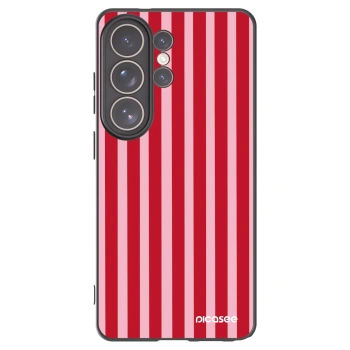 Picasee silikónový čierny obal pre Samsung Galaxy S26 Ultra - Lines red