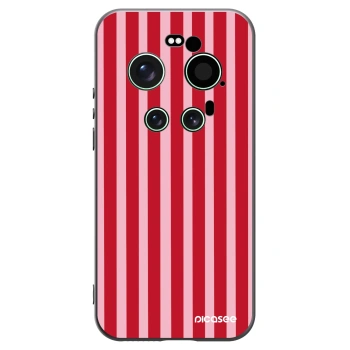 Picasee silikónový čierny obal pre Xiaomi 17 Ultra - Lines red