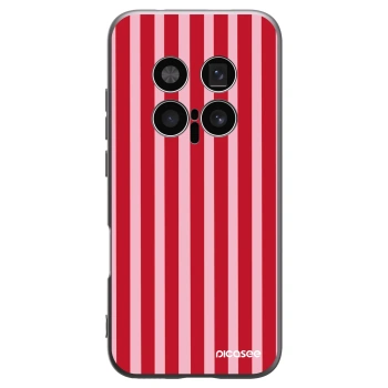 Picasee silikónový čierny obal pre Honor Magic8 Pro 5G - Lines red