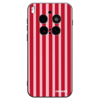 Picasee silikónový čierny obal pre Vivo X300 Pro - Lines red