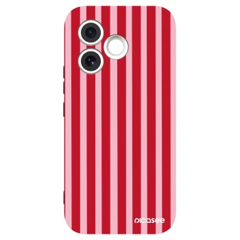 Picasee silikónový čierny obal pre Honor 600 Lite - Lines red