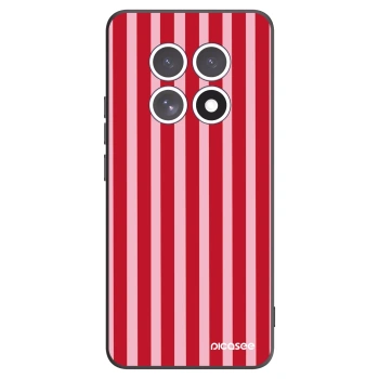 Picasee silikónový čierny obal pre Xiaomi Redmi Note 15 5G - Lines red
