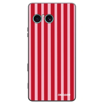 Picasee silikónový čierny obal pre Sony Xperia 10 VII - Lines red