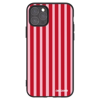 Picasee silikónový čierny obal pre Apple iPhone 11 Pro - Lines red
