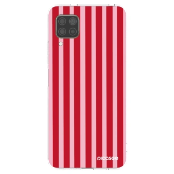 Picasee silikónový prehľadný obal pre Huawei P40 Lite - Lines red