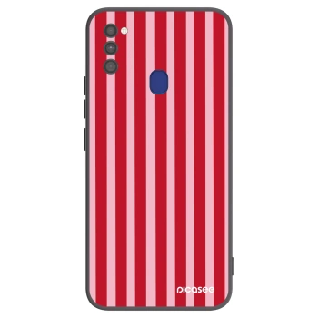 Obal pre Samsung Galaxy M21 M215F - Lines red