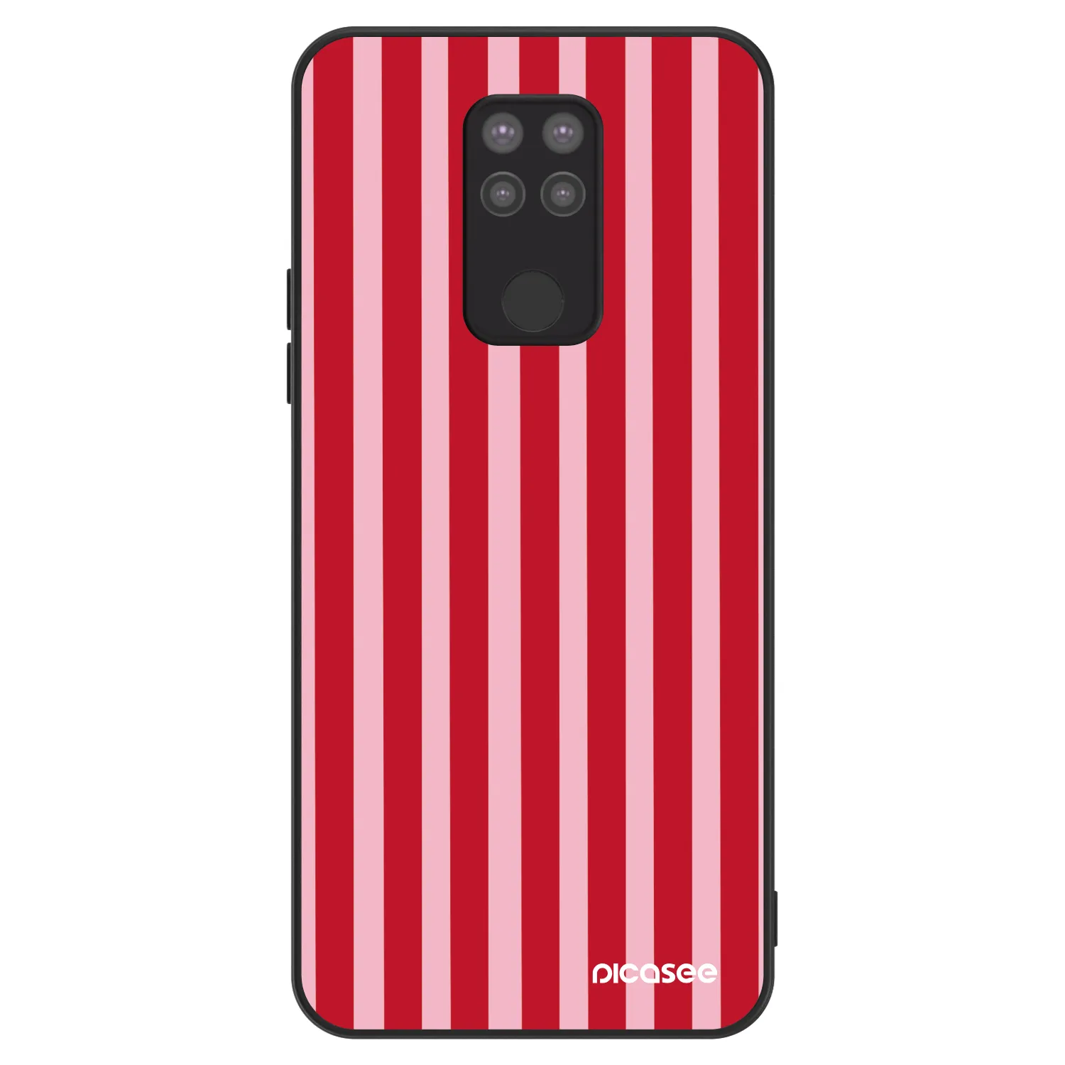 Picasee ULTIMATE CASE pro Xiaomi Redmi Note 9 - Lines red