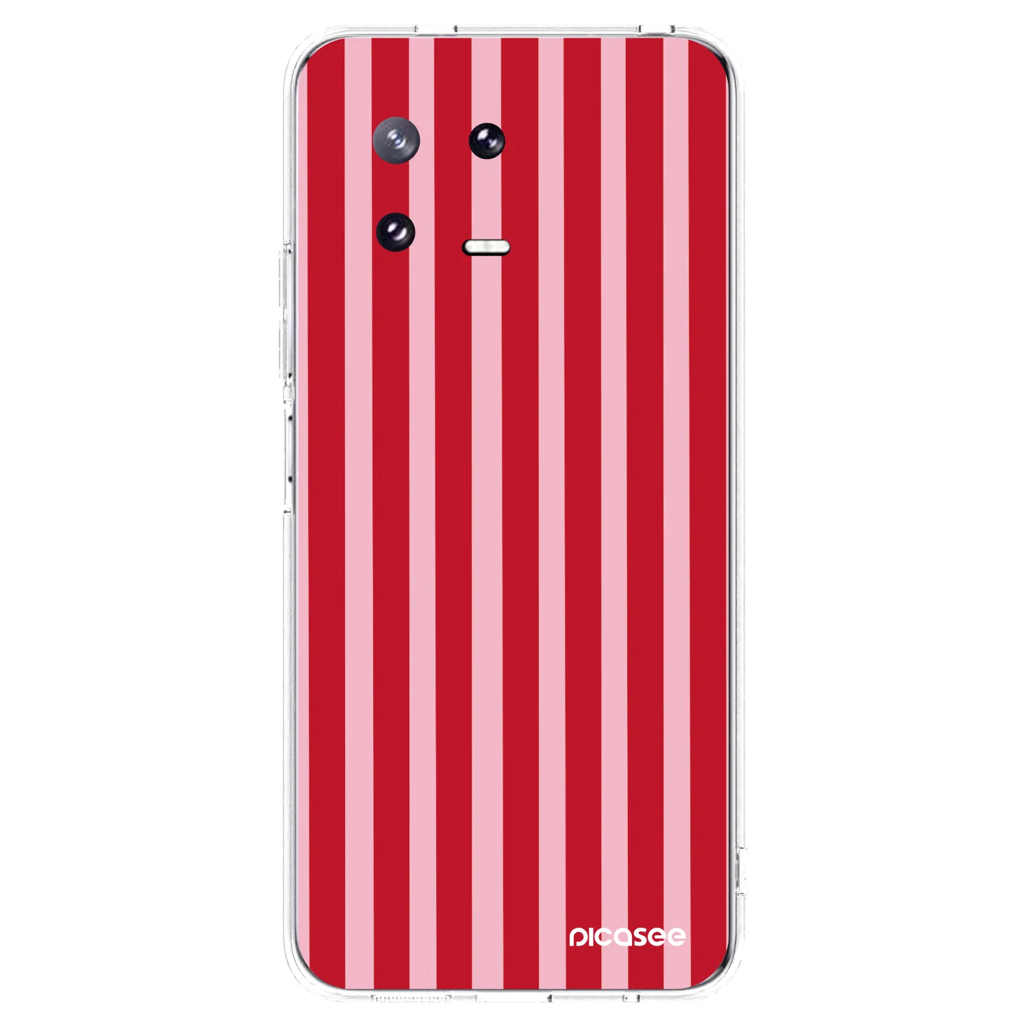 Picasee silikónový prehľadný obal pre Xiaomi 13 Pro - Lines red